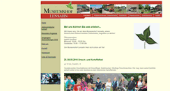 Desktop Screenshot of museumshof-lensahn.de